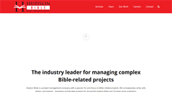 Desktop Screenshot of hudsonbible.com